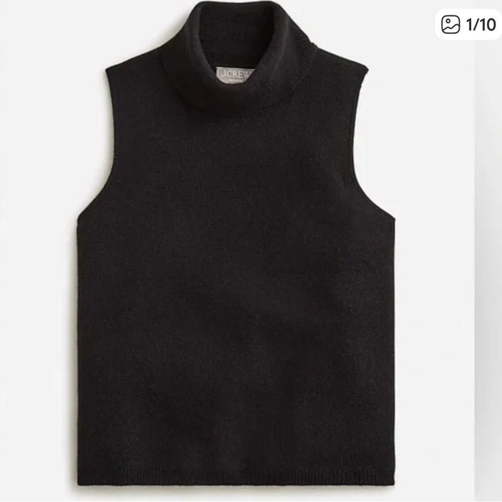 J Crew Cashmere Turtleneck Tank